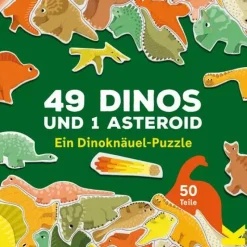 Vedes Familien- Und Gesellschaftsspiele>49 Dinos & 1 Asteroid - Dinoknäuel Puzzle