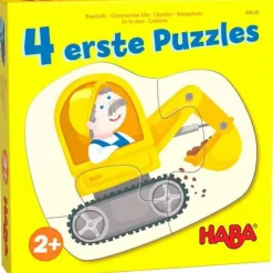 Haba Kleinkindpuzzle|Spielen>4 erste Puzzles - Baustelle