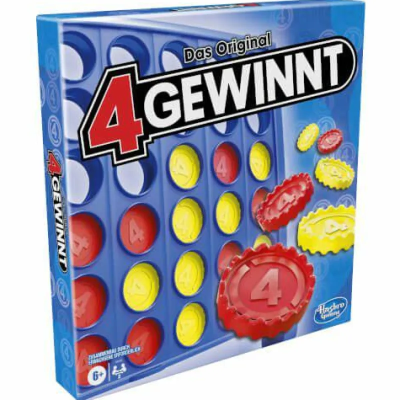 Hasbro Familien- Und Gesellschaftsspiele>4 gewinnt, Strategiespiel für 2 Spieler