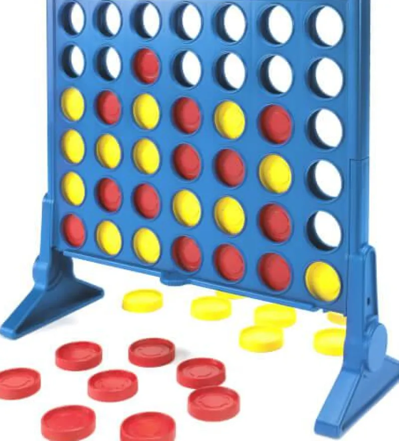 Hasbro Familien- Und Gesellschaftsspiele>4 gewinnt, Strategiespiel für 2 Spieler