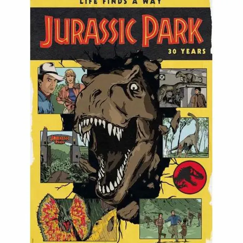 Schmidt Spiele Erwachsenenpuzzle>30 Jahre Jurassic Park: Life Finds a Way- Puzzle 1