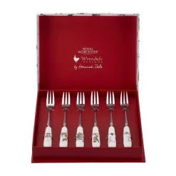 Portmeirion Farbe>6 Kuchengabeln diverse Tiere im Geschenkkarton