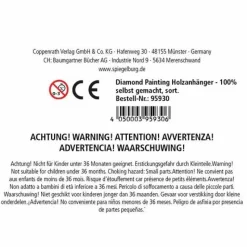 COPPENRATH SPG Basteln>100% selbst gemacht - Diamond Painting Holzanhänge