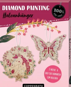 COPPENRATH SPG Basteln>100% selbst gemacht - Holzanhänger Diamond Paintin