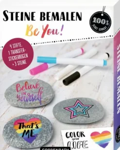 COPPENRATH SPG Basteln>100% selbst gemacht - Steine bemalen: Be You!