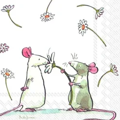 IHR Servietten Und Serviettenringe|Servietten>A DAISY FOR YOU Lunch-Servietten L 732600