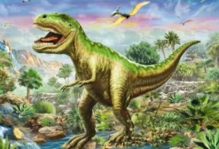 Schmidt Spiele Kinderpuzzle>Abenteuer mit den Dinosauriern - Puzzle 3x48 Teile