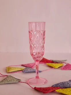 Rice A/S Melamin Und Bambus>Acrylic Sektkelch with Swirly Embossed Detail - Pi