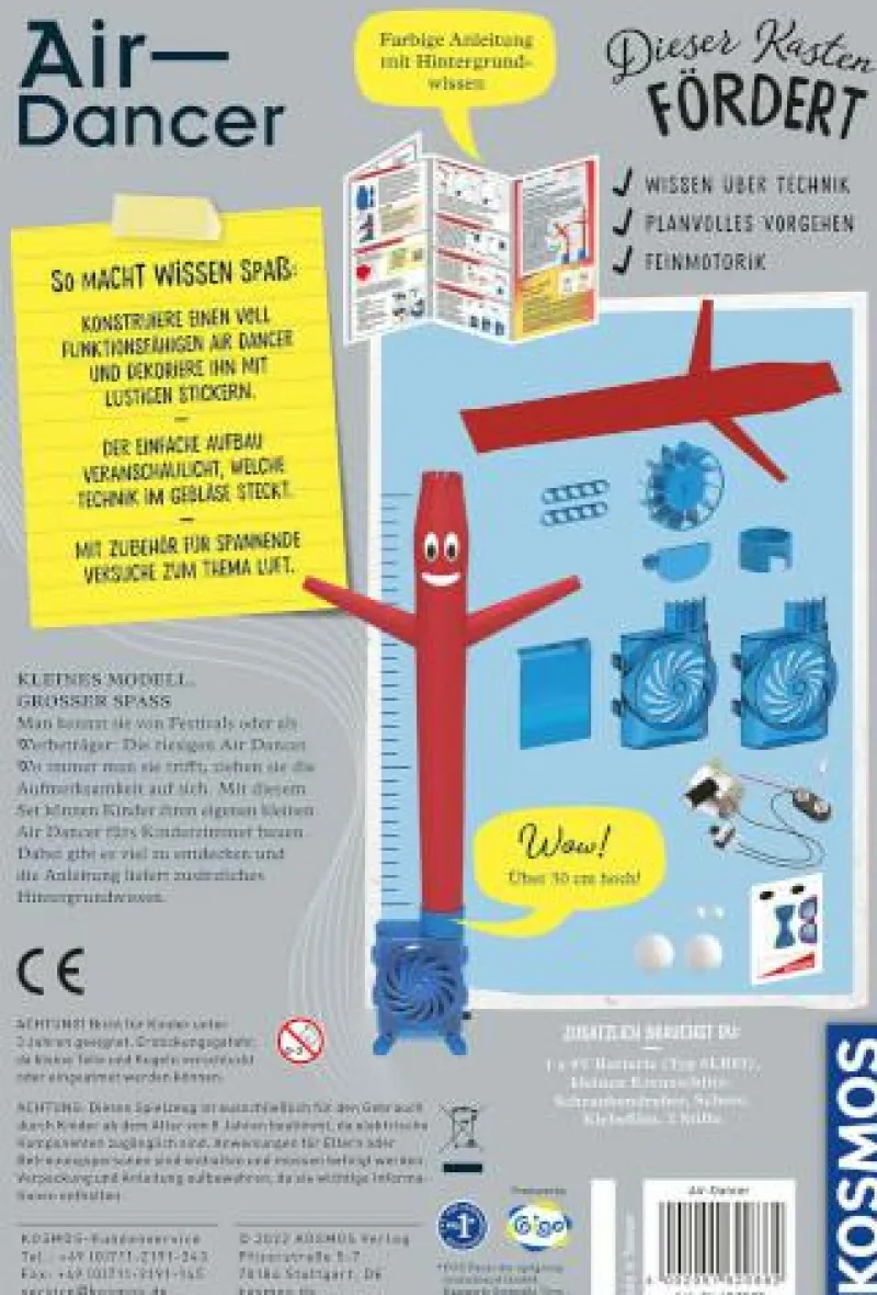 Kosmos Experimentieren>Air Dancer