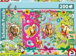 Schmidt Spiele Kinderpuzzle>Alles Fürs Pferdeglück 200 Teile