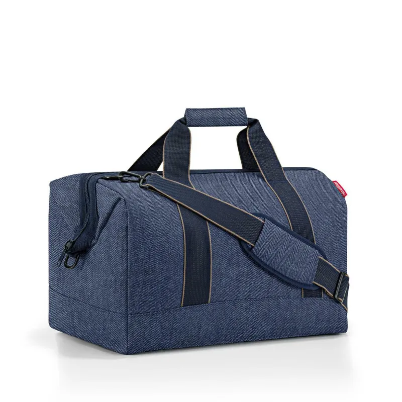 Reisenthel Taschen Und Körbe>Allrounder L Herringbone Dark Blue Reisetasche