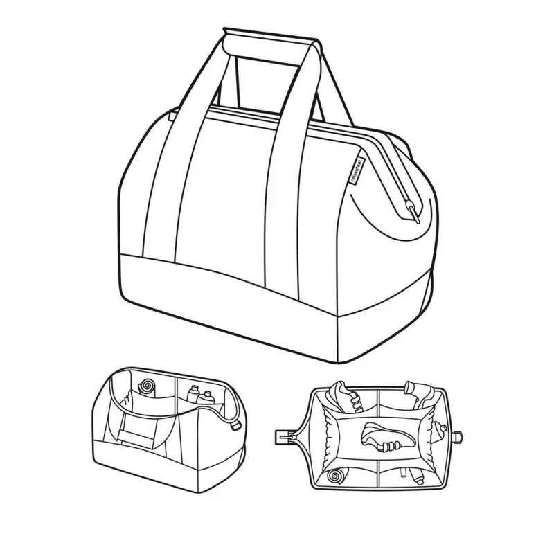 Reisenthel Taschen Und Körbe>Allrounder L twist silver Reisetasche