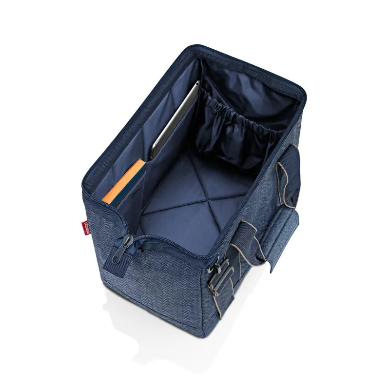 Reisenthel Taschen Und Körbe>Allrounder M Herringbone Dark Blue Reisetasche