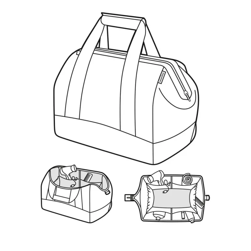 Reisenthel Taschen Und Körbe>Allrounder M twist silver Reisetasche