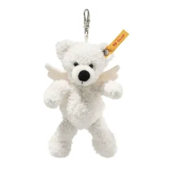Steiff Schlüssselkasten Und Schlüsselanhänger>Anhänger Teddybär Lotte 12 weiss Schutzengel