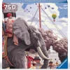 Ravensburger Erwachsenenpuzzle>Around the world in 80 days - Puzzle 750 Teile