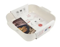 Peugeot Auflauf>Auflaufform Quadratisch 28 cm Ecru