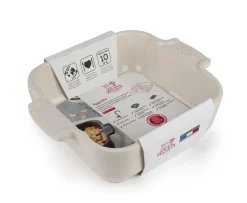 Peugeot Auflauf>Auflaufform Quadratisch 21 cm Ecru