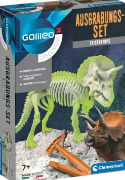 Clementoni Experimentieren>Ausgrabungsset: Triceratops