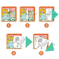 Djeco Basteln>Ausmalbilder 3-6: Bauernhof