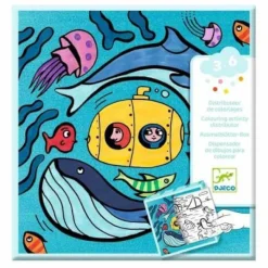 Djeco Basteln>Ausmalbilder 3-6: Ozean