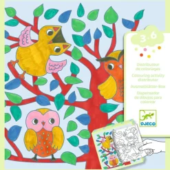 Djeco Basteln>Ausmalbilder 3-6: Wald