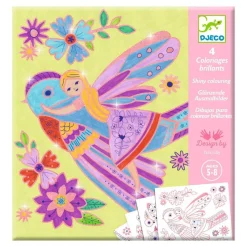 Djeco Malen Und Zeichnen>Ausmalbilder: Kleine Flügel