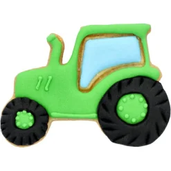 Birkmann Ausstecher Und Stempel>Ausstechform, Traktor 7,5cm Edelstahl mit Innenprä