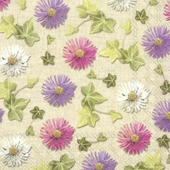 IHR Servietten|Servietten Und Serviettenringe>AUTUMN ASTERS linen Lunch-Servietten L 923166