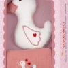 COPPENRATH SPG Kuscheln>BabyGlück - Geschenkset Gans, rosa
