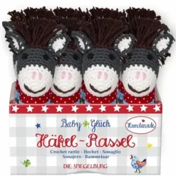 COPPENRATH SPG Spielen>BabyGlück - Häkel-Rassel Esel