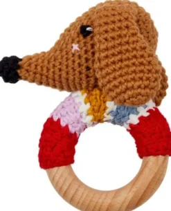 COPPENRATH SPG Spielen>BabyGlück - Häkel-Ringrassel Dackel