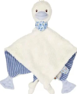 COPPENRATH SPG Kuscheln>BabyGlück - Schnuffeltuch Gans, hellblau