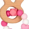 COPPENRATH SPG Spielen>BabyGlück - Silikon-Holz-Beißring, rosa