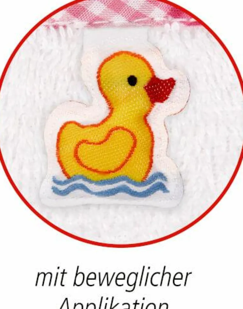 COPPENRATH SPG Badtextilien>BabyGlück - Waschhandschuh Elefant, rosa