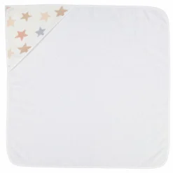 Feiler Badtextilien>Badetuch mit Kapuze 80x80 weiß Stars&Stripes