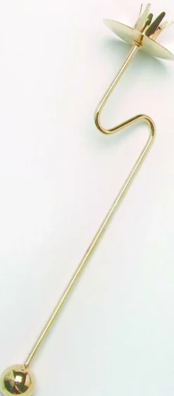 Goodz by Inge Kerzen, Leuchter Und Zubehör>Balance Kerzenhalter, gold, Metall, 18cm