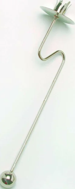 Goodz by Inge Kerzen, Leuchter Und Zubehör>Balance- Kerzenhalter, silber, Metall, 18cm
