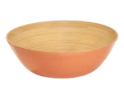 AlbertL Melamin Und Bambus>Bambus-Schüssel flach 30x10cm, apricot