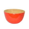 AlbertL Melamin Und Bambus>Bambus-Schüssel 30x18, orange