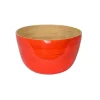 AlbertL Melamin Und Bambus>Bambus-Schüssel 26x16, orange