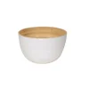 AlbertL Melamin Und Bambus>Bambus-Schüssel 22x14, weiß