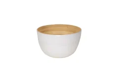 AlbertL Melamin Und Bambus>Bambus-Schüssel 22x14, weiß