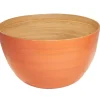 AlbertL Melamin Und Bambus>Bambus-Schüssel 30x18cm, apricot