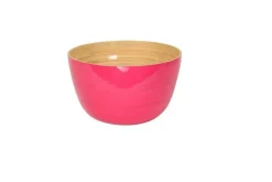 AlbertL Melamin Und Bambus>Bambus-Schüssel 26x16cm fuchsia