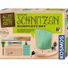 Kosmos Basteln>Bastelbox: Schnitzen Komplett-Set - Mit Lindenholz