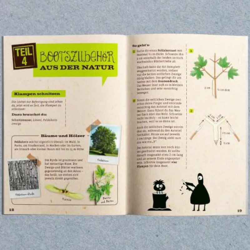 Kosmos Basteln>Bastelbox: Schnitzen Komplett-Set - Mit Lindenholz