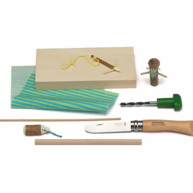 Kosmos Basteln>Bastelbox: Schnitzen Komplett-Set - Mit Lindenholz