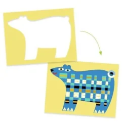 Djeco Basteln>Basteln 3-6: Flechtpapier