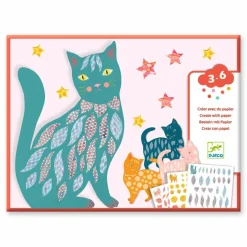 Djeco Basteln>Basteln 3-6: Katzen